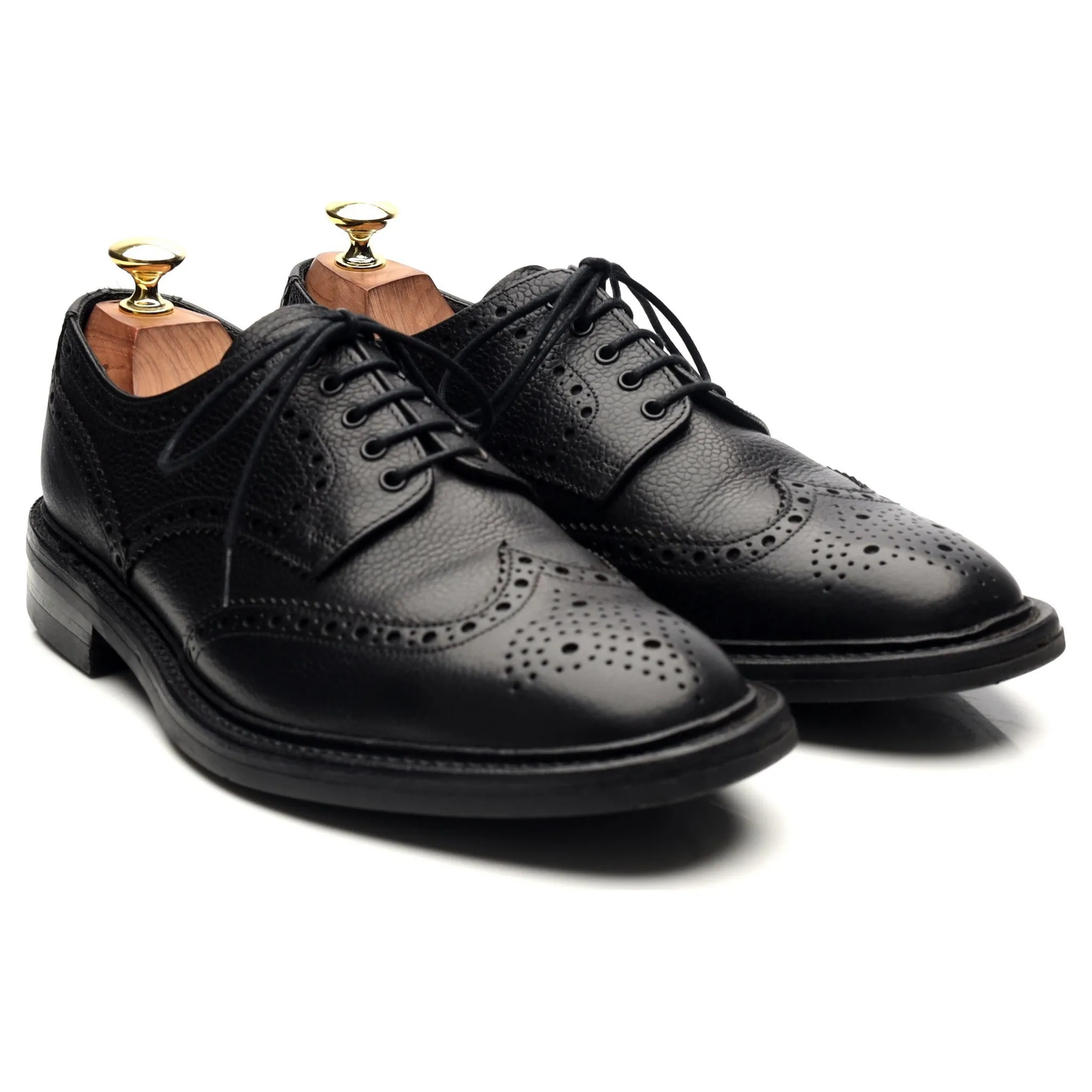 1880 'Badminton 2' Black Leather Derby UK 7 G