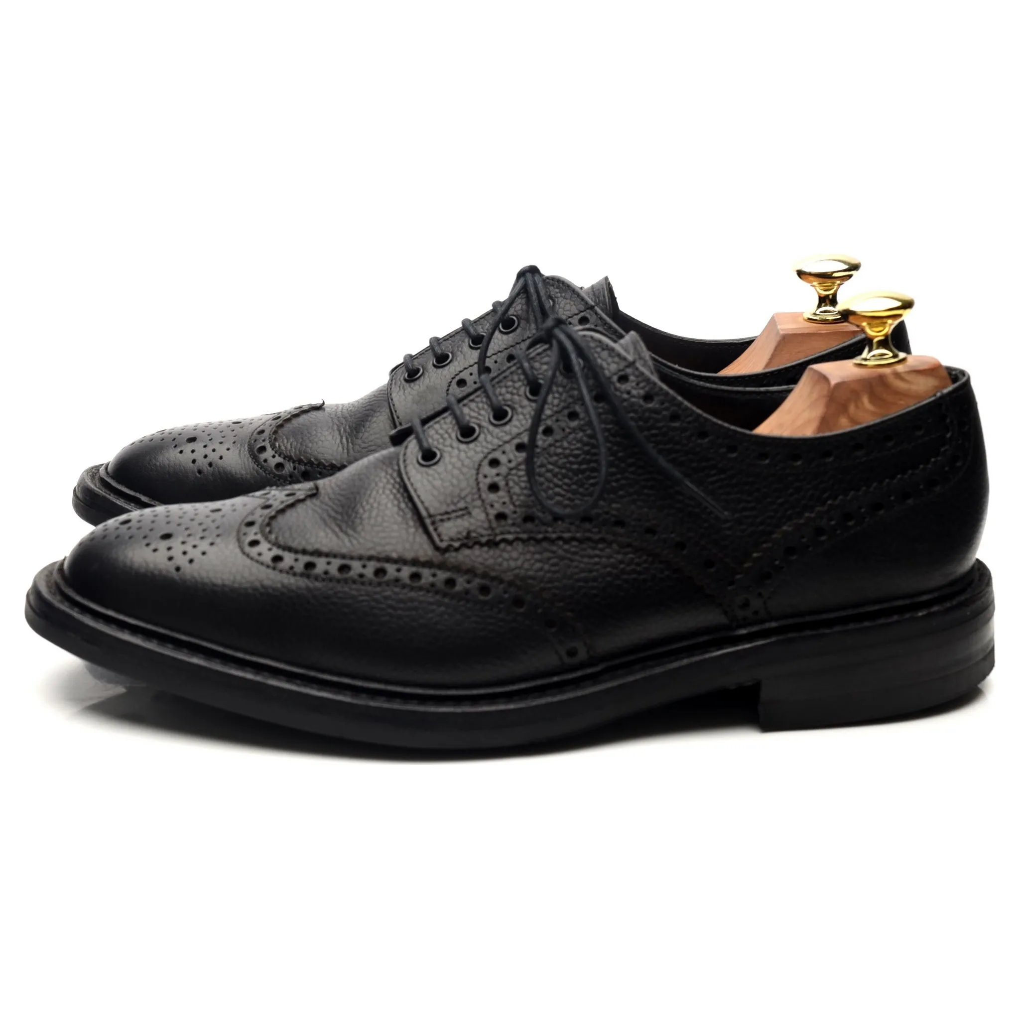 1880 'Badminton 2' Black Leather Derby UK 7 G