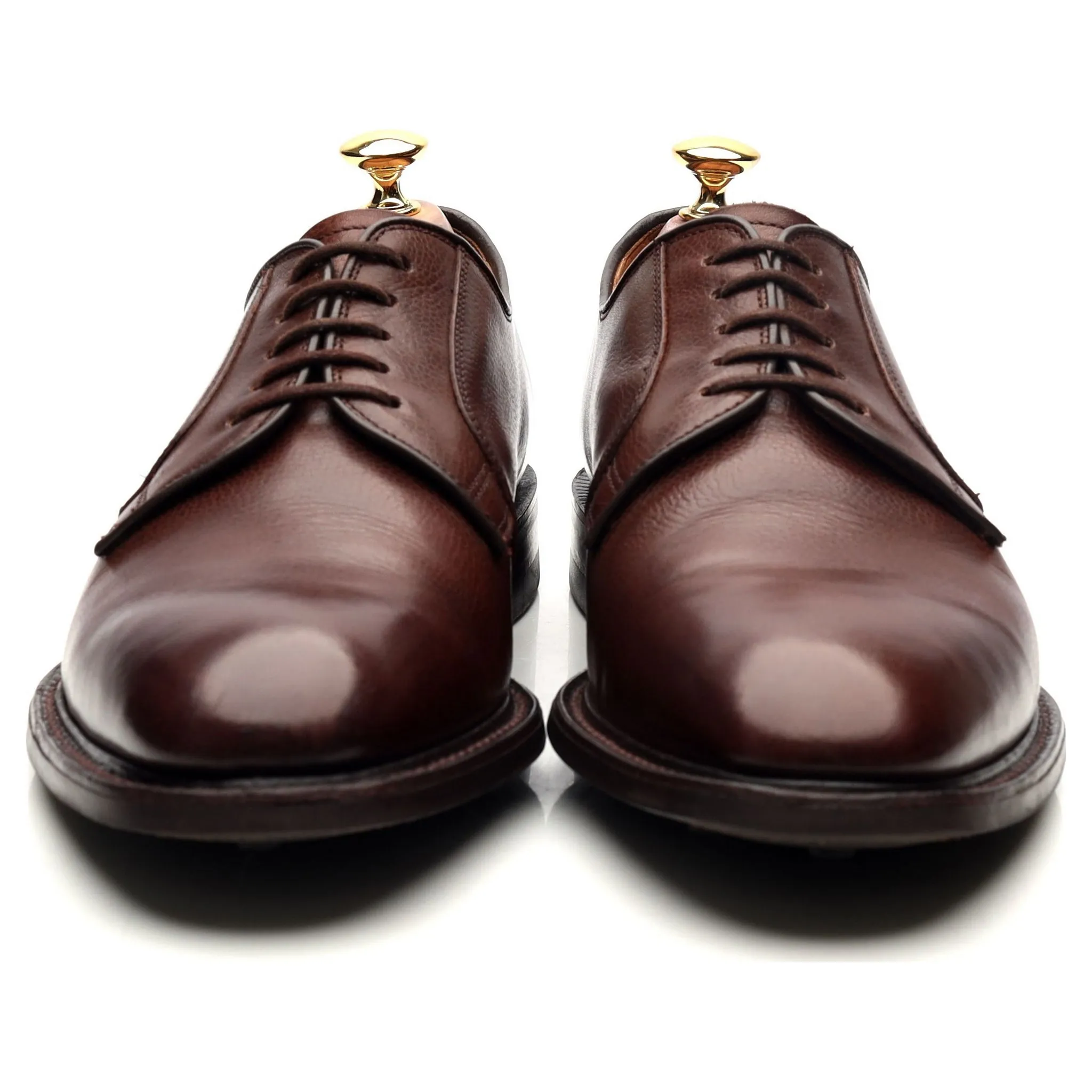 1880 Dark Brown Leather Derby UK 9 F