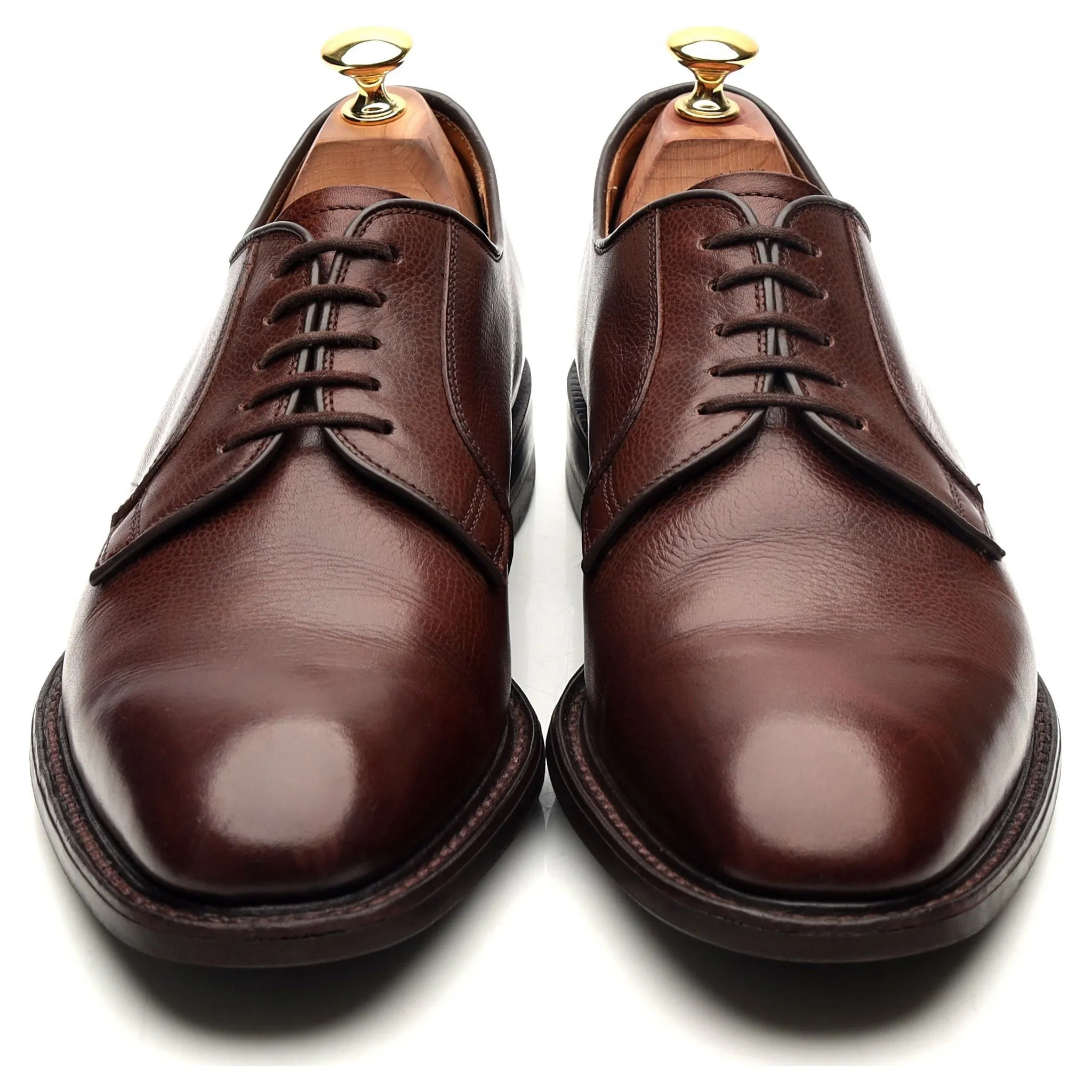 1880 Dark Brown Leather Derby UK 9 F