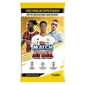 2024-25 Topps MATCH ATTAX UEFA Champions League Trading Card Pack