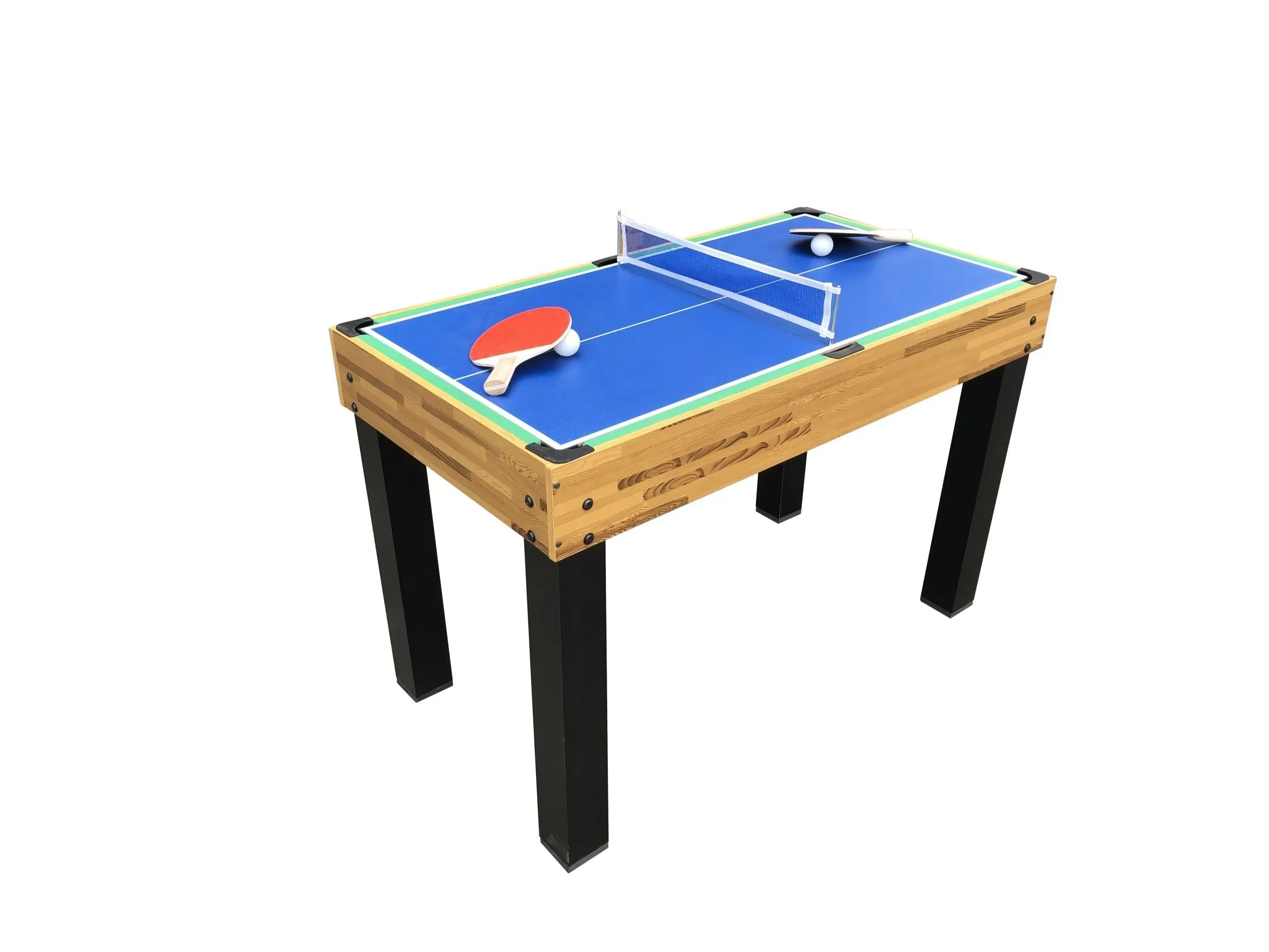 4ft 4-in-1 Soccer Table Tennis Ice Hockey Pool Game Football Foosball Kids Adult