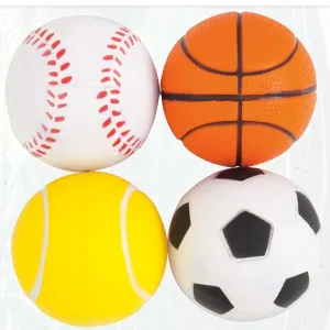 4pk Squish Sports Foam Balls