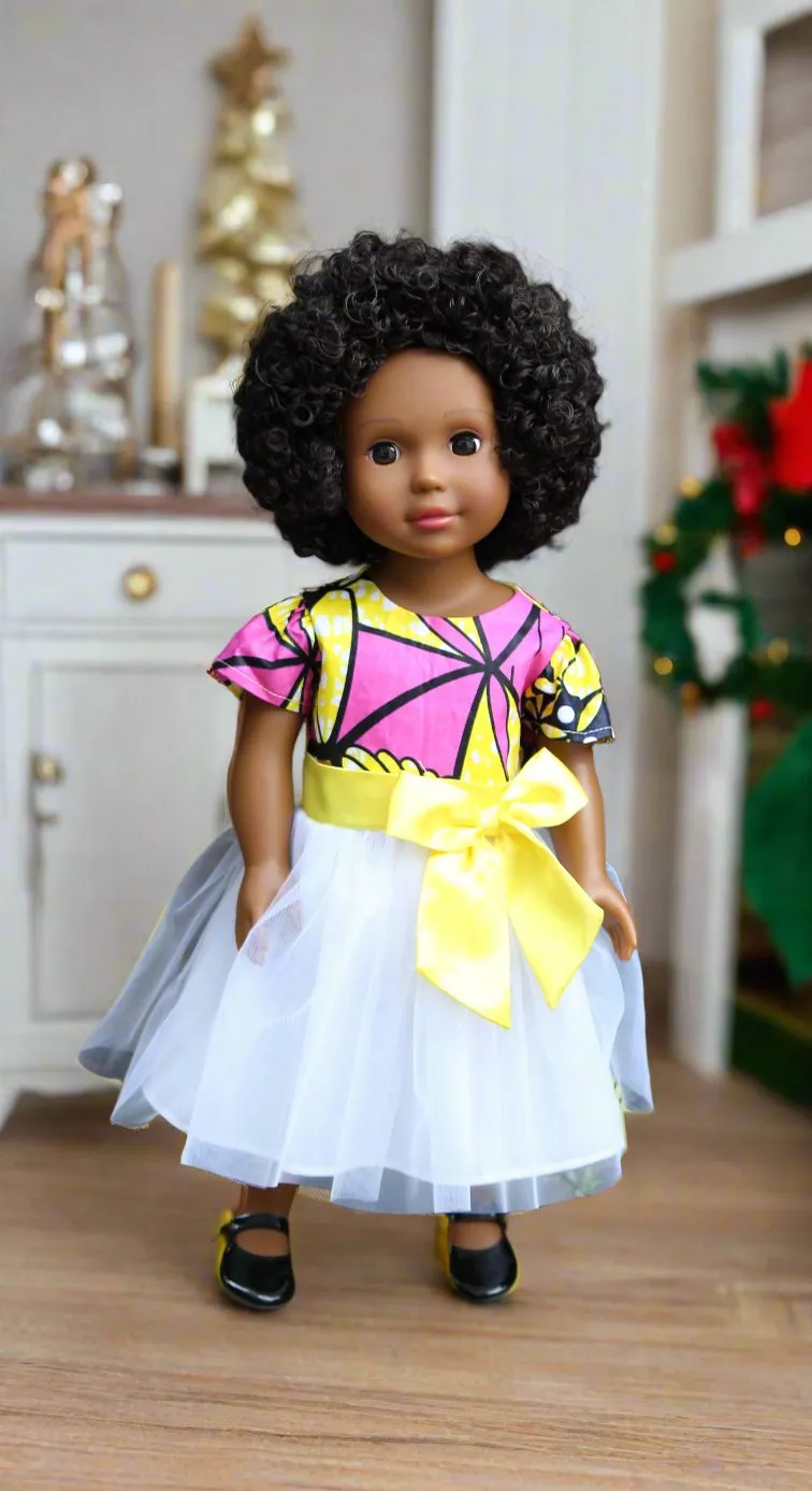 A Medium Brown Skin Tone Doll