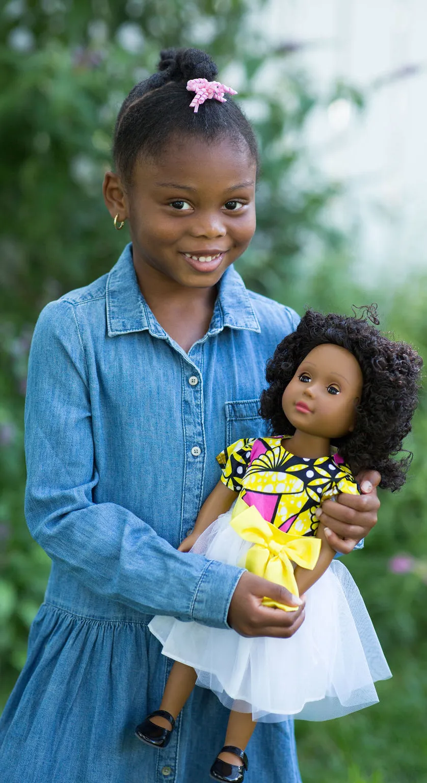 A Medium Brown Skin Tone Doll