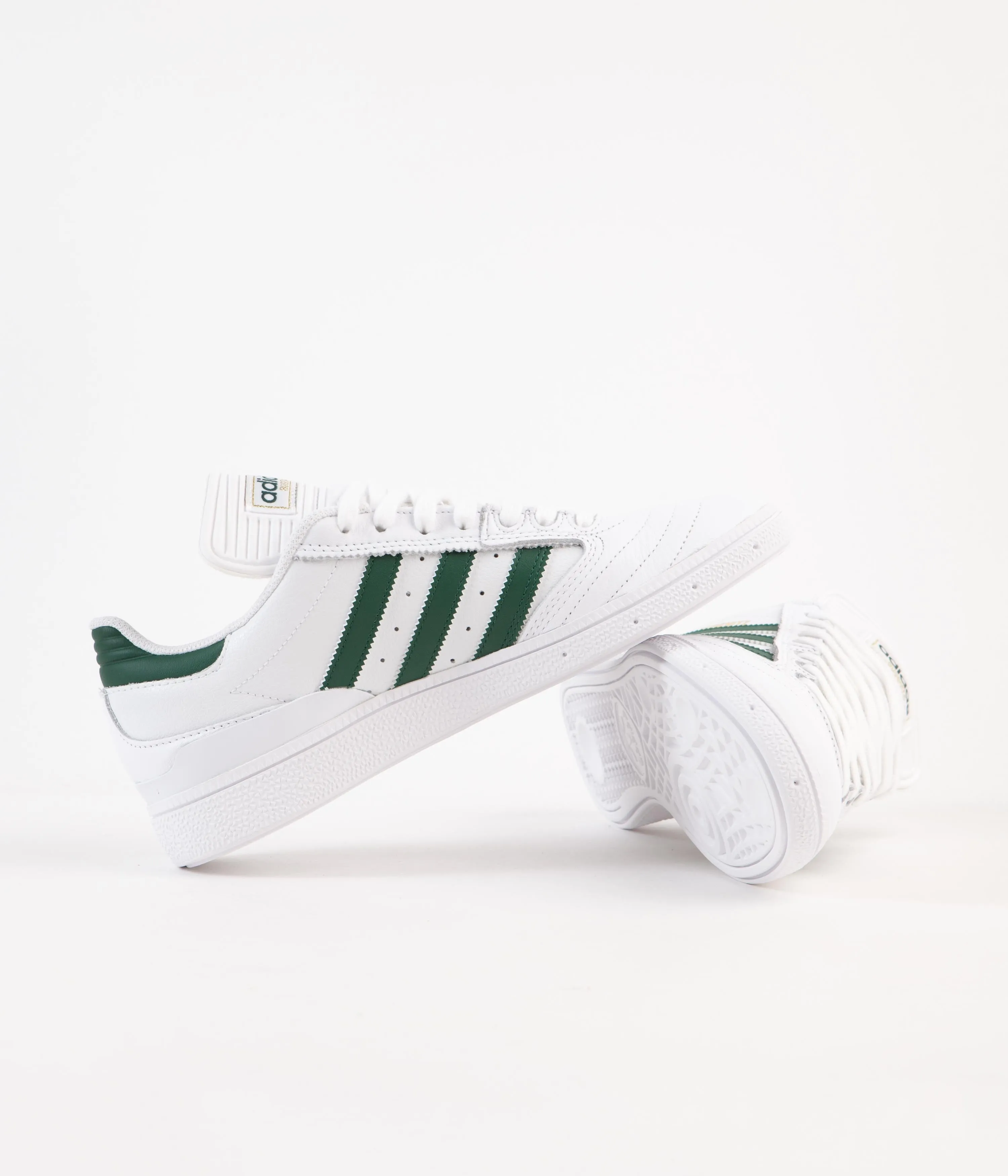 Adidas Busenitz Shoes - FTWR White / Collegiate Green / FTWR White