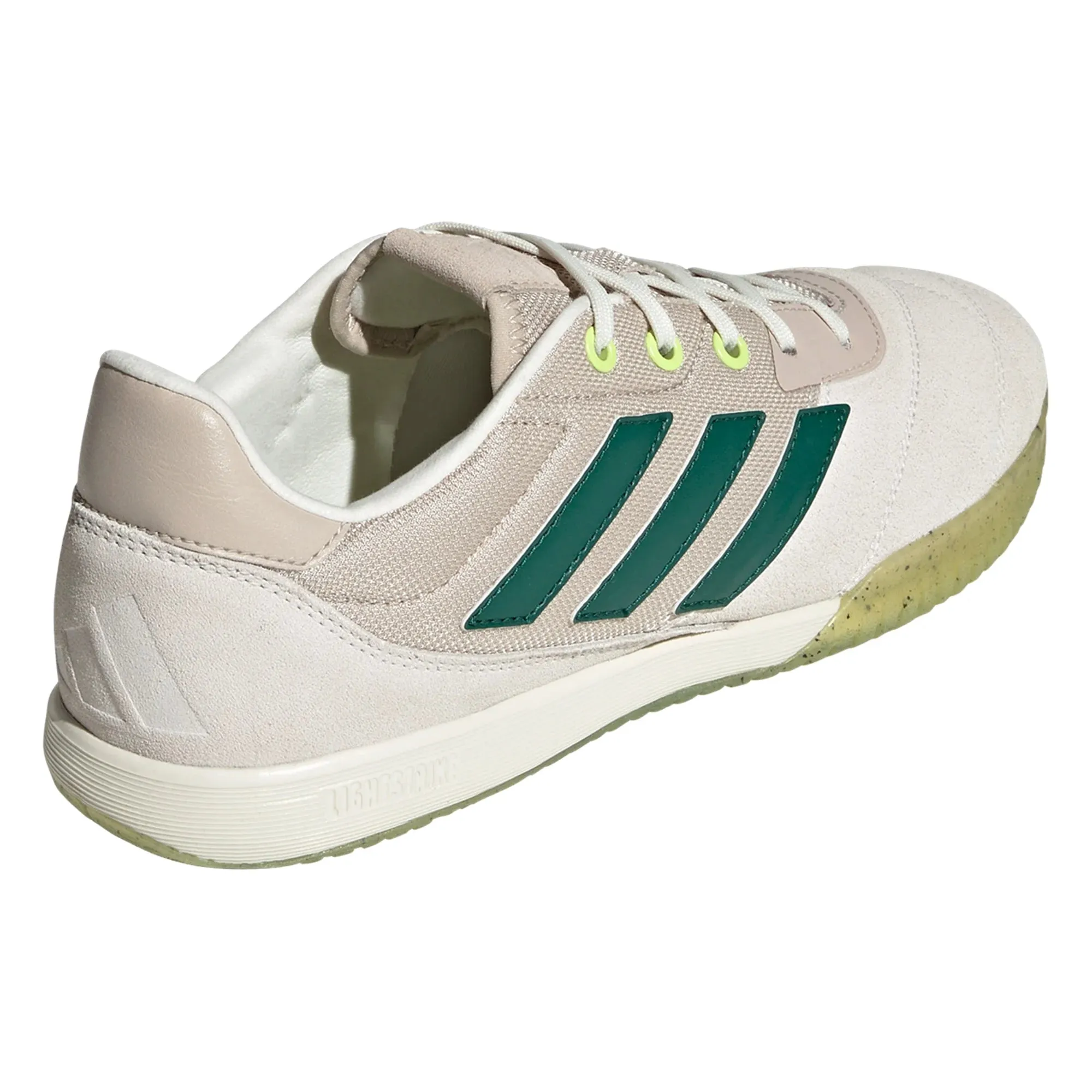 adidas Copa Gloro IN Indoor Soccer Shoe - Off White/Collegiate Green/Pulse Lime