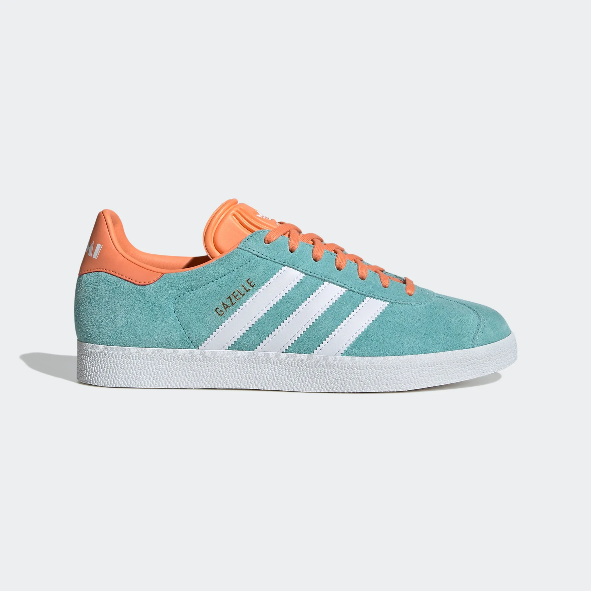 adidas Originals Gazelle Inter Miami CF Shoes | Easy Mint-Cloud White-Easy Orange | Men's