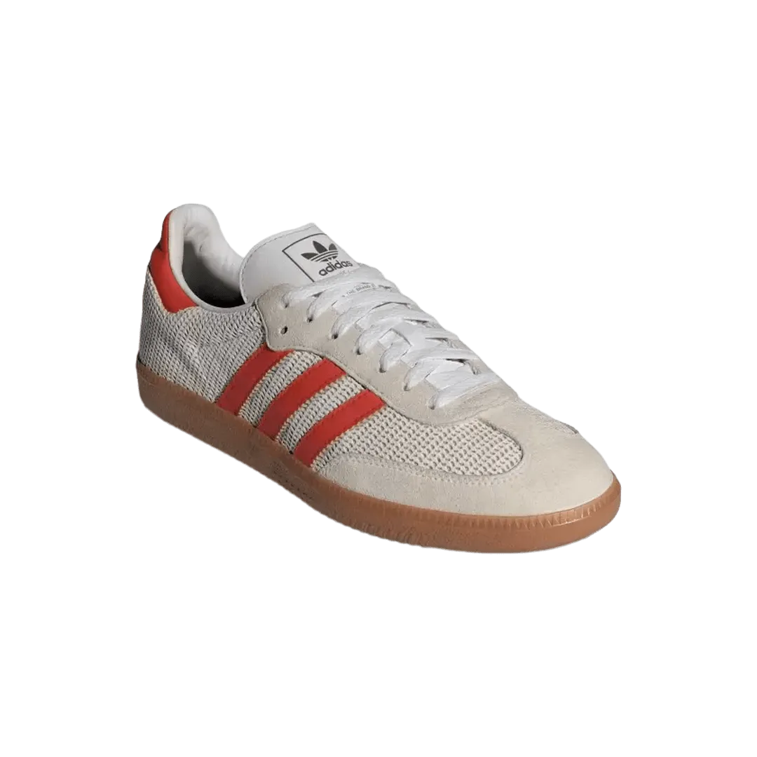 Adidas Originals Men's Samba OG Crystal White Preloved Red shoes