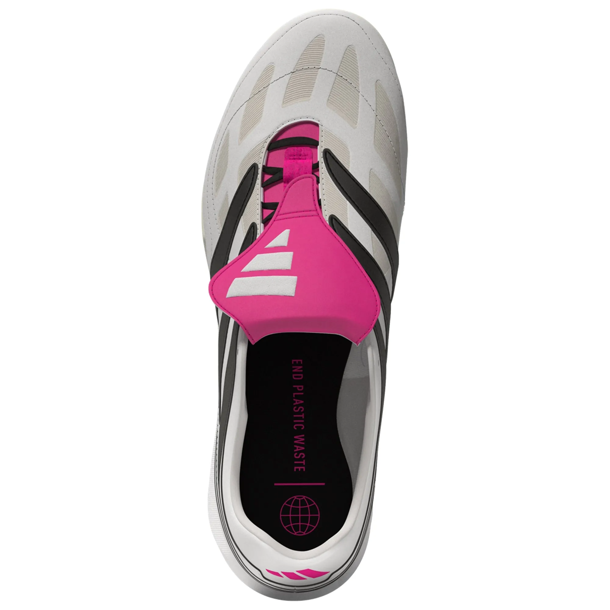 adidas Predator Precision.3 TF Artificial Turf Soccer Shoes - White/Core Black/Team Shock Pink