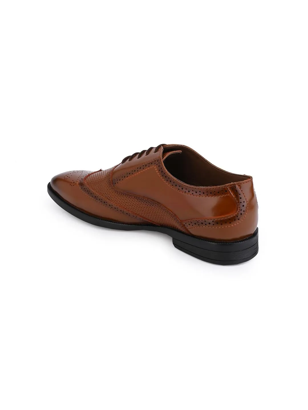 Alberto Torresi Tan Formal 594 Brogue Shoes