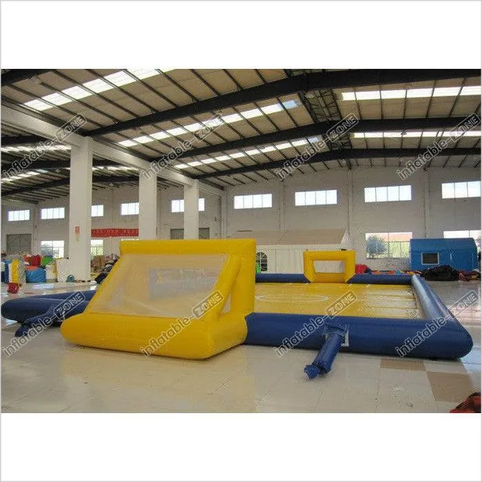 Amusment Park Inflatable Soccer Playground Bright Colour Giant Inflatable Football Pitch For Adult