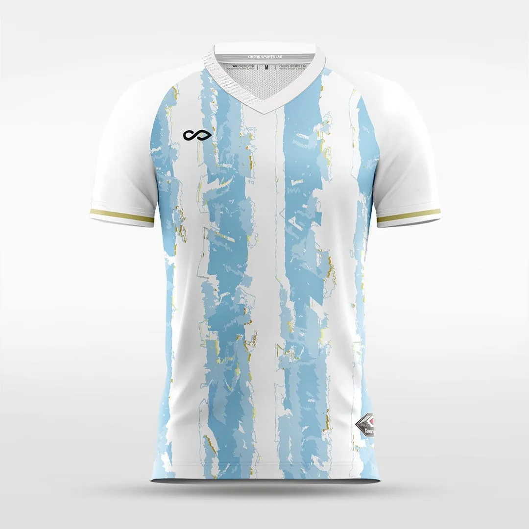 Argentina - Customized Men's Sublimated Soccer Jersey