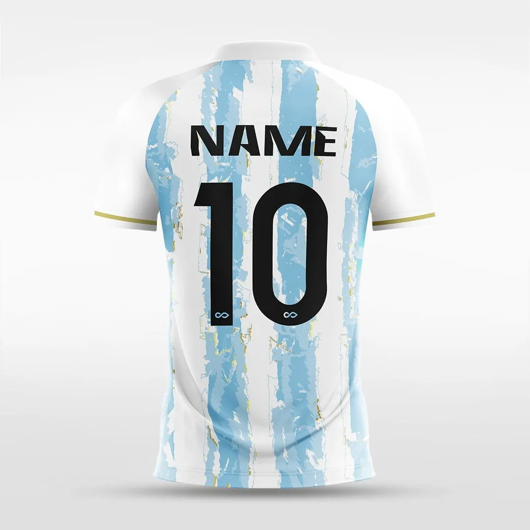 Argentina - Customized Men's Sublimated Soccer Jersey