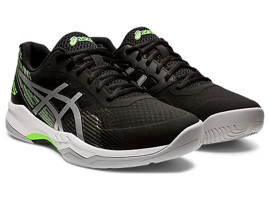 Asics Gel Game 8 Black-Silver-Green Men's tennis shoes