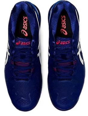 Asics Gel-Resolution 8 2E Wide Men's Tennis Shoe Dive Blue/White