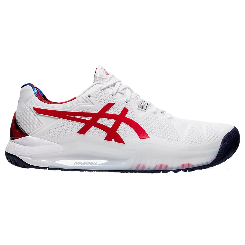 Asics GEL-Resolution 8 L.E. White Mens Tennis Shoes