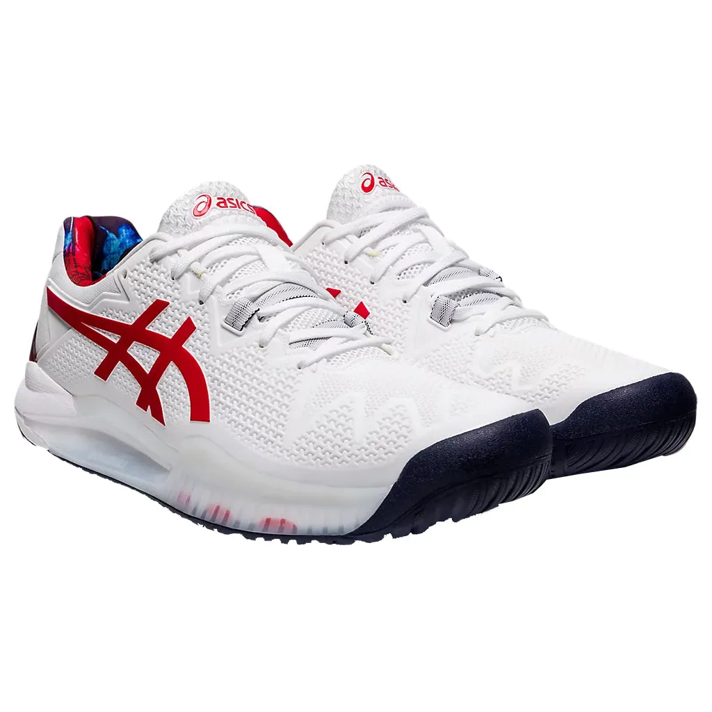 Asics GEL-Resolution 8 L.E. White Mens Tennis Shoes