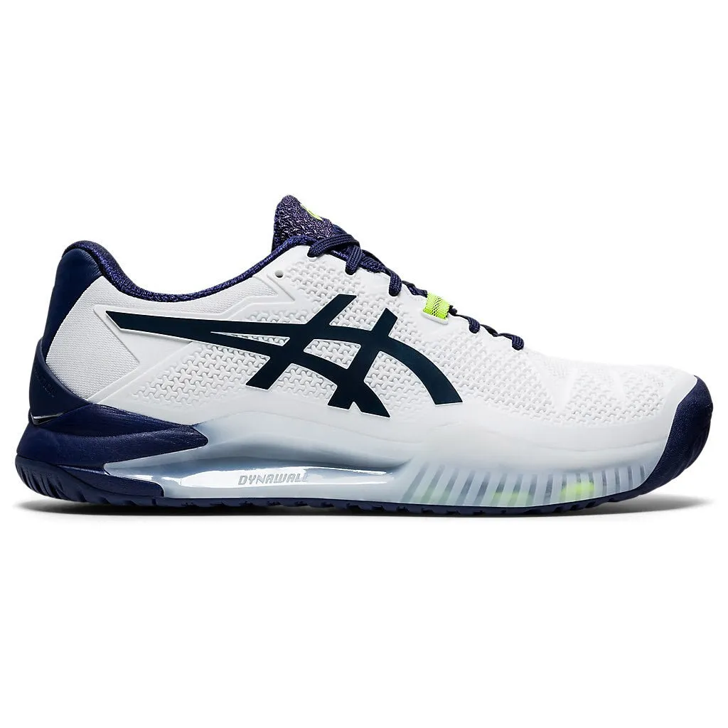 Asics Gel Resolution 8 Wide Mens Tennis Shoes