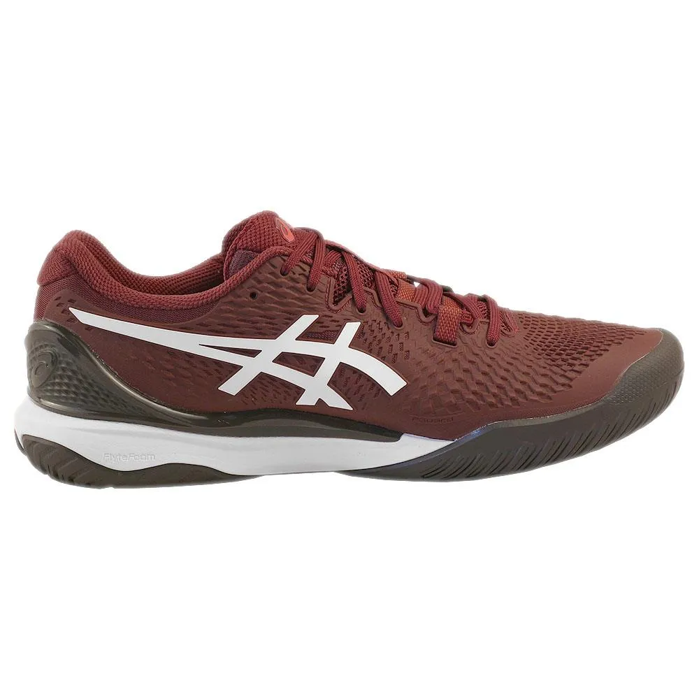 Asics Men's Gel-Resolution 9 - Antique Red/White