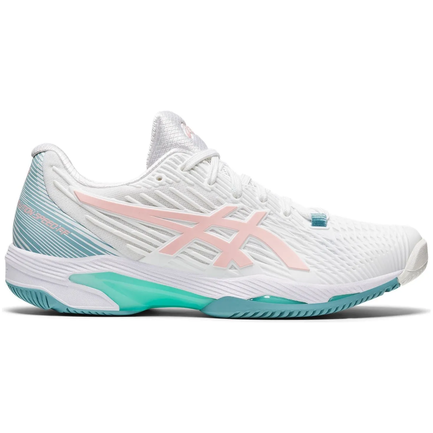 Asics Solution Speed FF 2 Womens Tennis Shoes - White