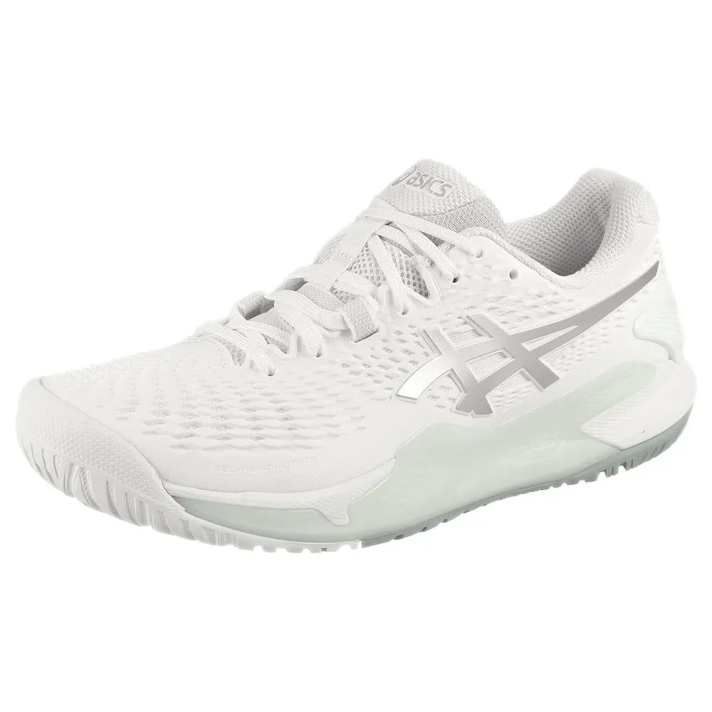 Asics Women's Gel-Resolution 9 - White/Pure Silver