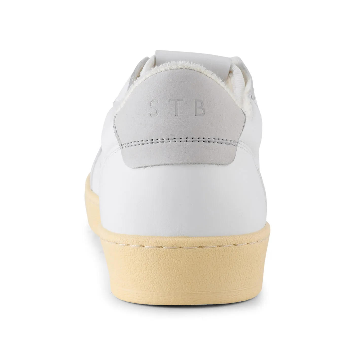 Babtiste sneaker leather - WHITE / WHITE