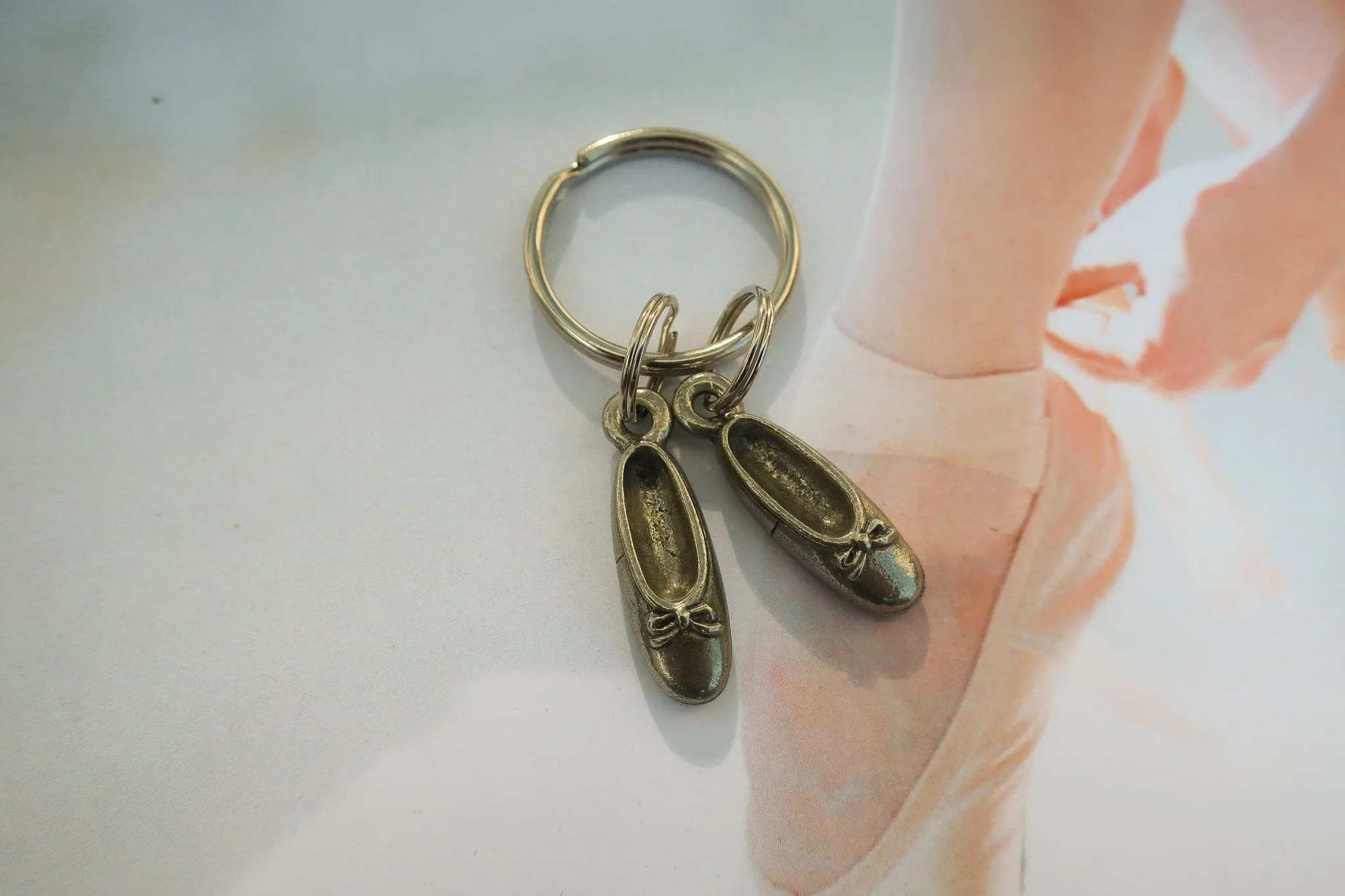 Ballet Slippers Keyrings