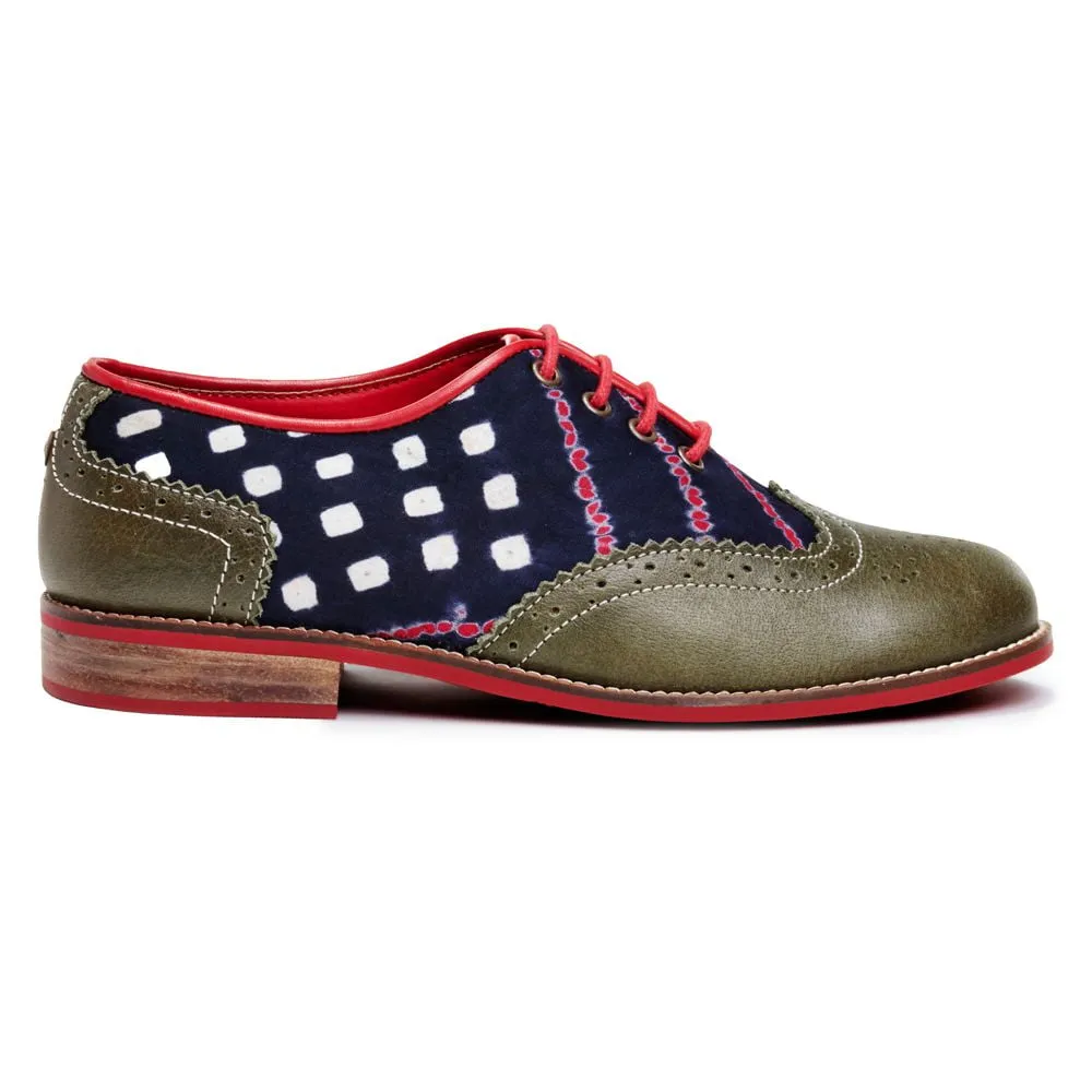 Bandhni Brogue for Women – Olive Green (discontinued)