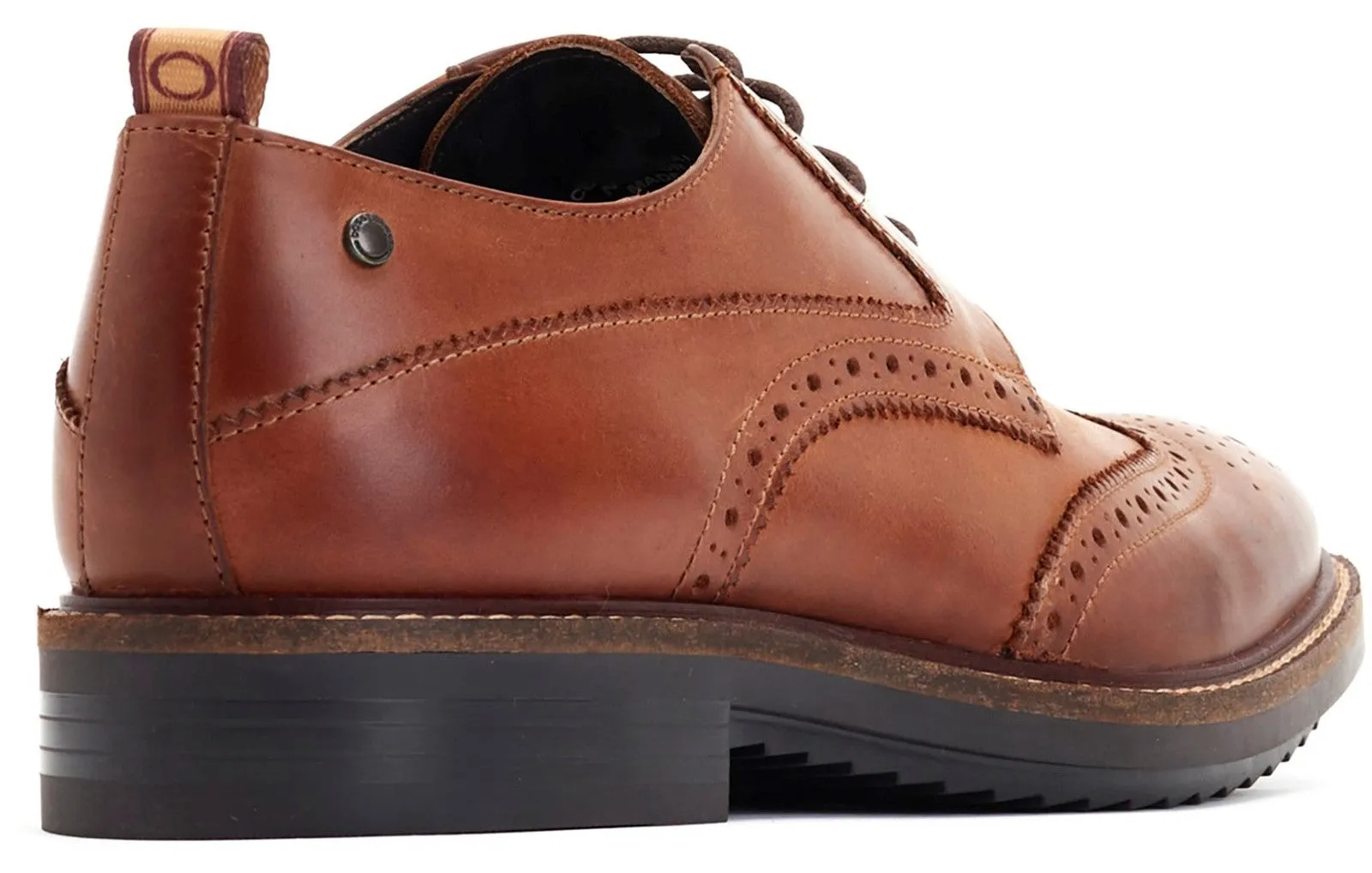 Base London Nashville Mens Leather Brogue Shoe