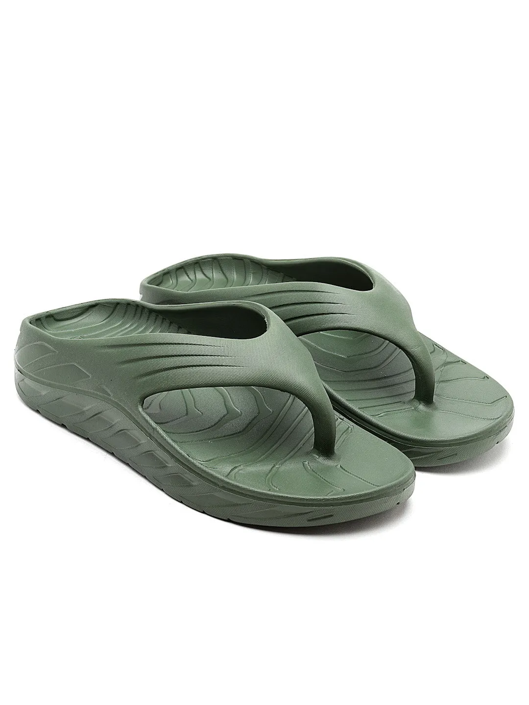 Bersache Extra Soft Classic Casual with  Regular wear with Ultra Soft & Flexibility Technology Flip Flop for Men's & Boy's (6099-Green)