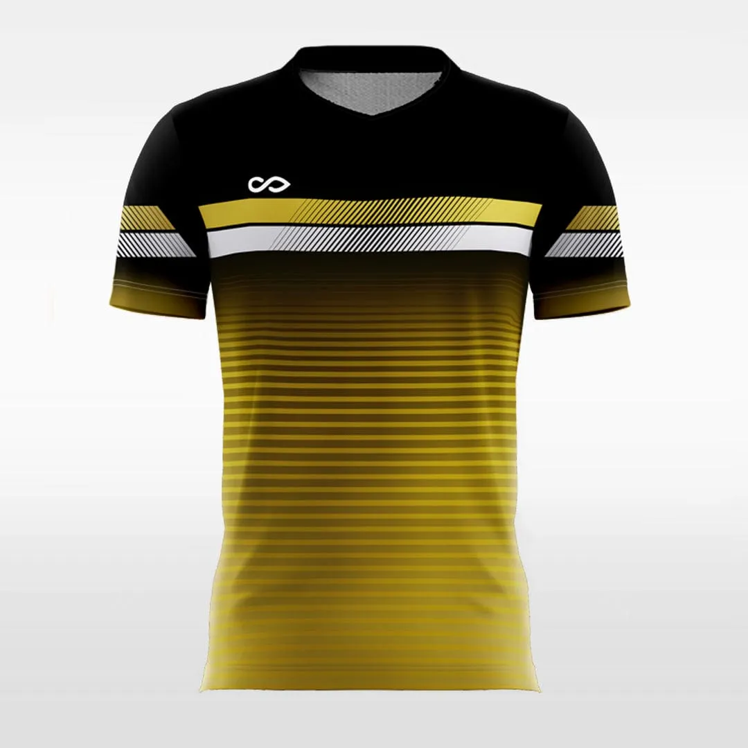 Black Gradient - Kids Custom Soccer Jerseys Stripe