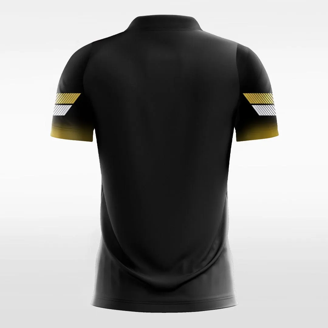 Black Gradient - Kids Custom Soccer Jerseys Stripe