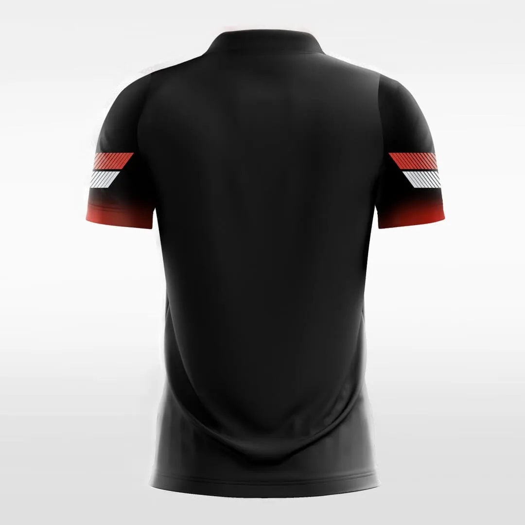 Black Gradient - Kids Custom Soccer Jerseys Stripe