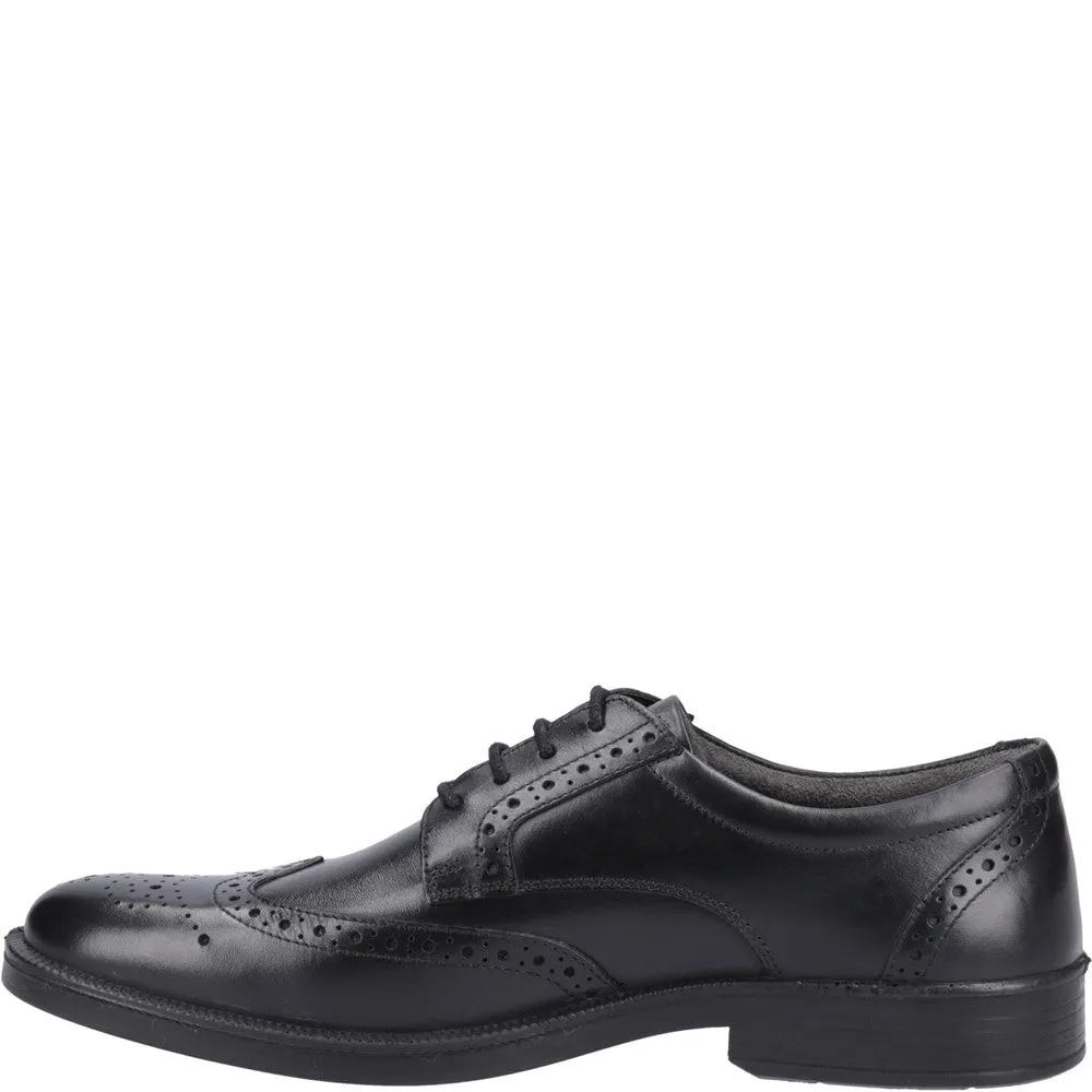 Black Nolan Brogue Shoes