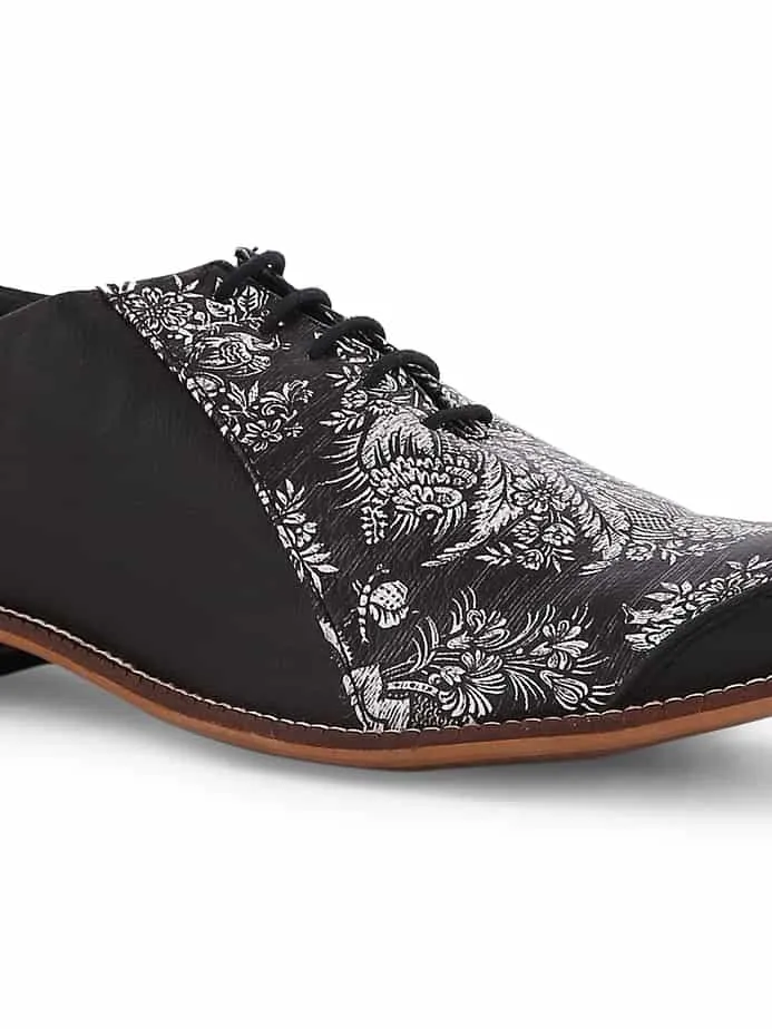 Black Royal Mughal Art Print Brogues