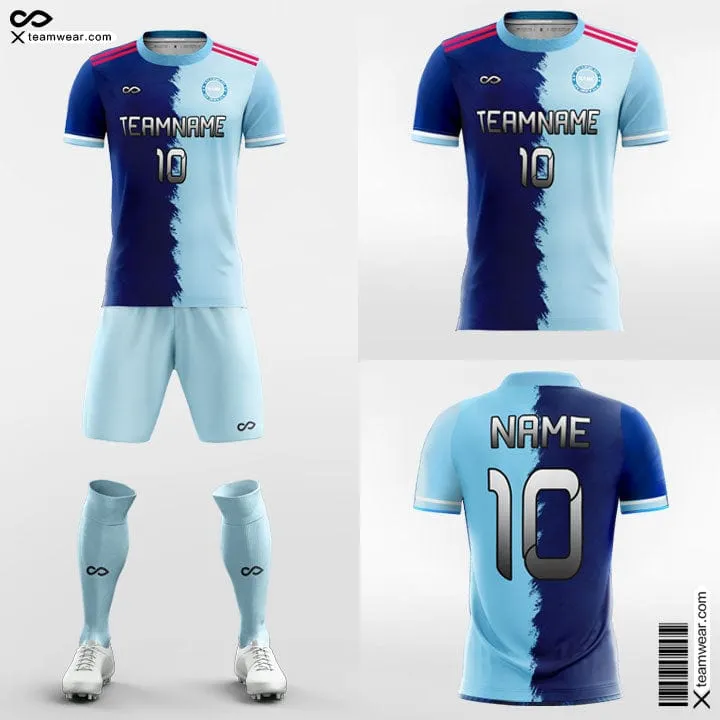 Blue Split - Custom Soccer Jerseys Kit Sublimated for Club