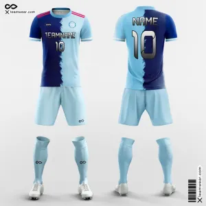 Blue Split - Custom Soccer Jerseys Kit Sublimated for Club