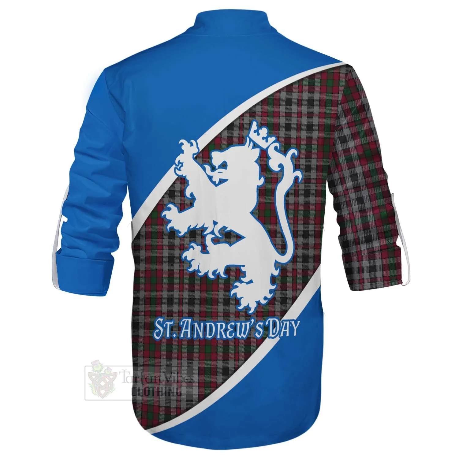 Borthwick Family Crest Tartan Ghillie Kilt Shirt Celebrate Saint Andrew's Day in Style