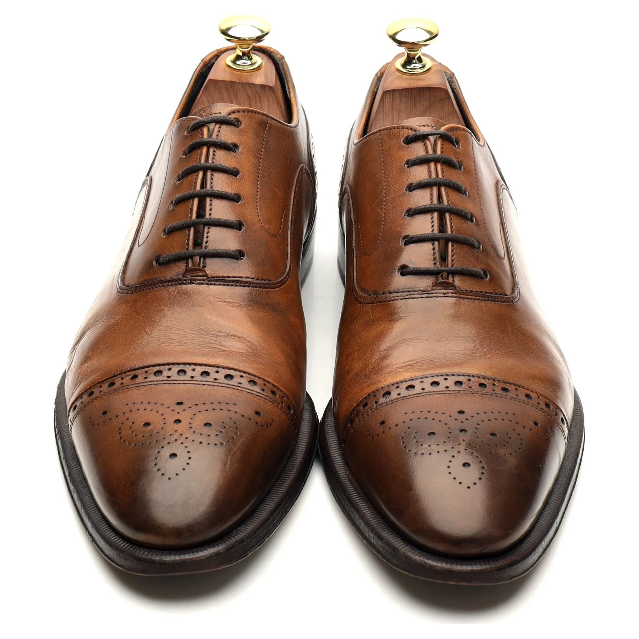 Brown Leather Oxford Brogues UK 6.5 EU 40.5