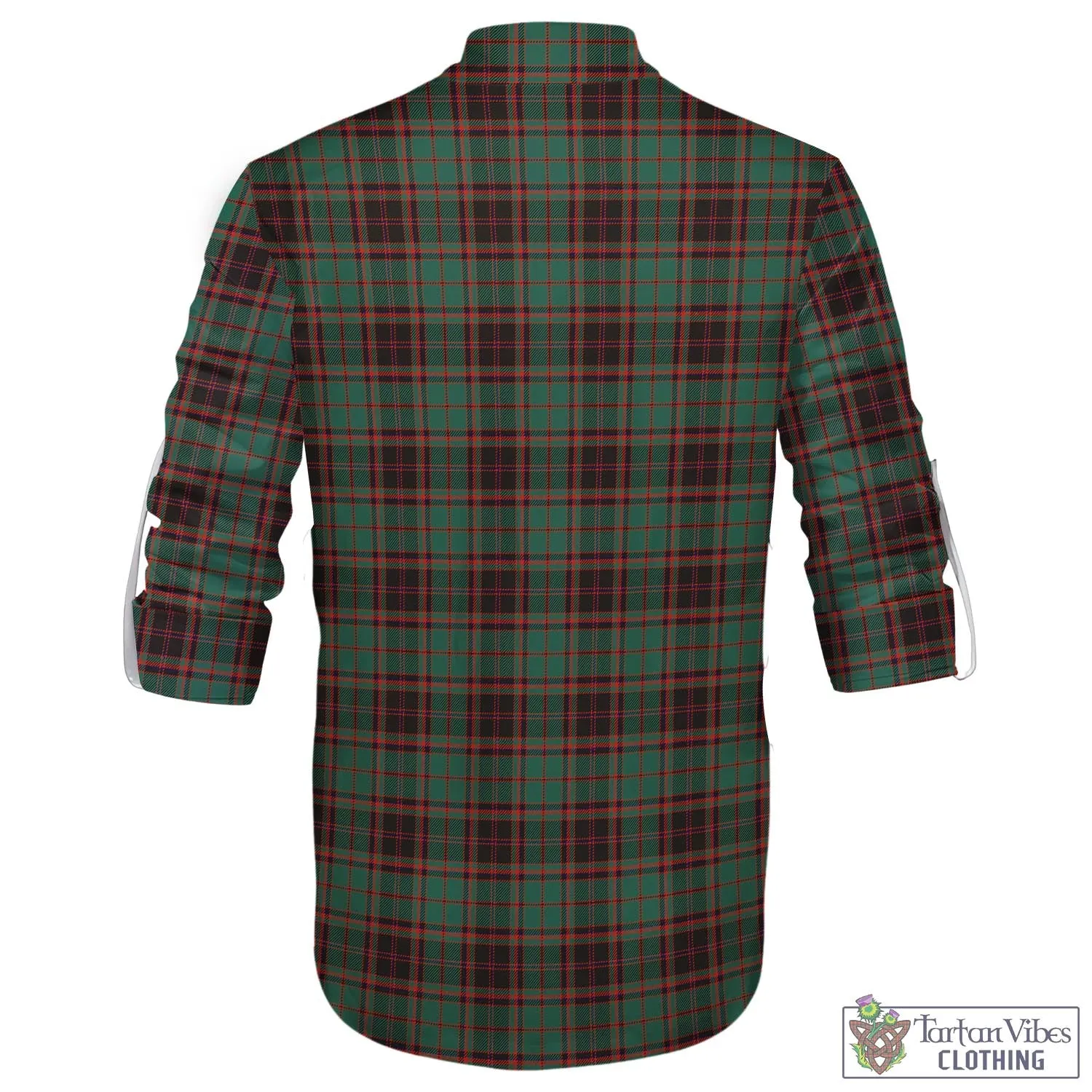 Buchan Ancient Tartan Men's Scottish Traditional Jacobite Ghillie Kilt Shirt