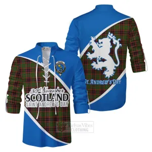 Buchan Family Crest Tartan Ghillie Kilt Shirt Celebrate Saint Andrew's Day in Style