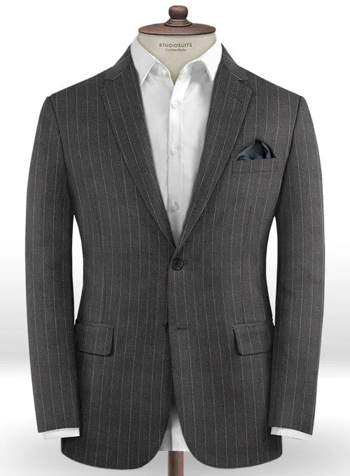 Caccioppoli Dapper Dandy Vigi Dark Gray Wool Suit