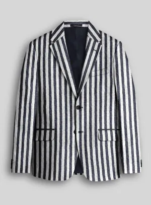 Caccioppoli Seersucker Pierre Jacket