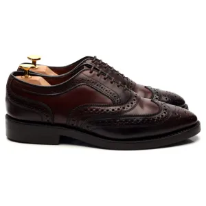 'Cambridge' Burgundy Cordovan Leather Oxford Brogues UK 6 US 6.5 E