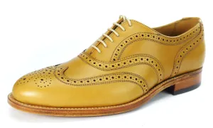 Charles Horrel England CH2006 Welted Cambridge Wingtip Tan Brogue Shoes