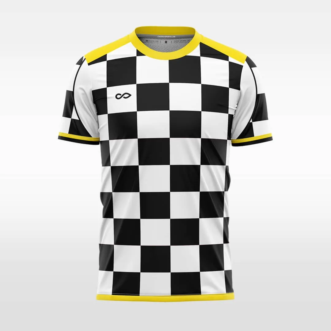 Checkerboard- Custom Soccer Jersey for Men Sublimation