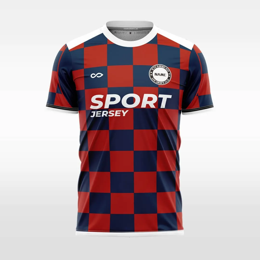 Checkerboard- Custom Soccer Jersey for Men Sublimation