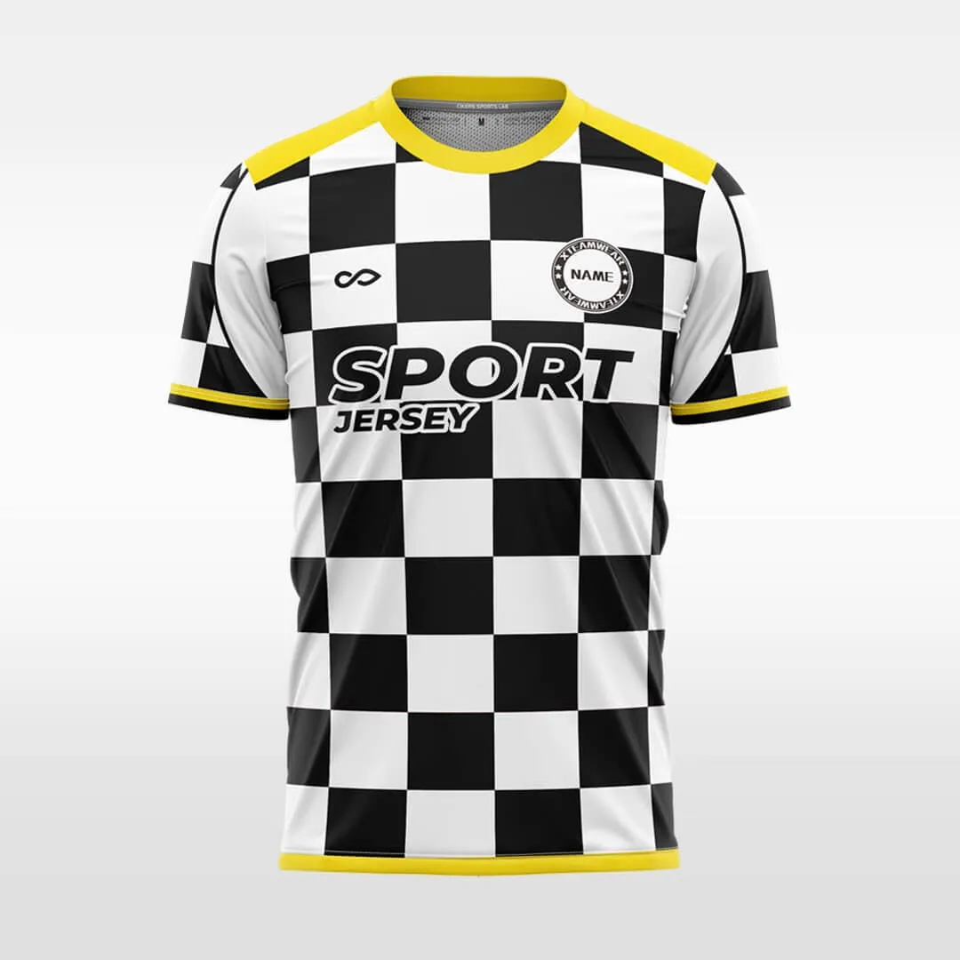 Checkerboard- Custom Soccer Jersey for Men Sublimation