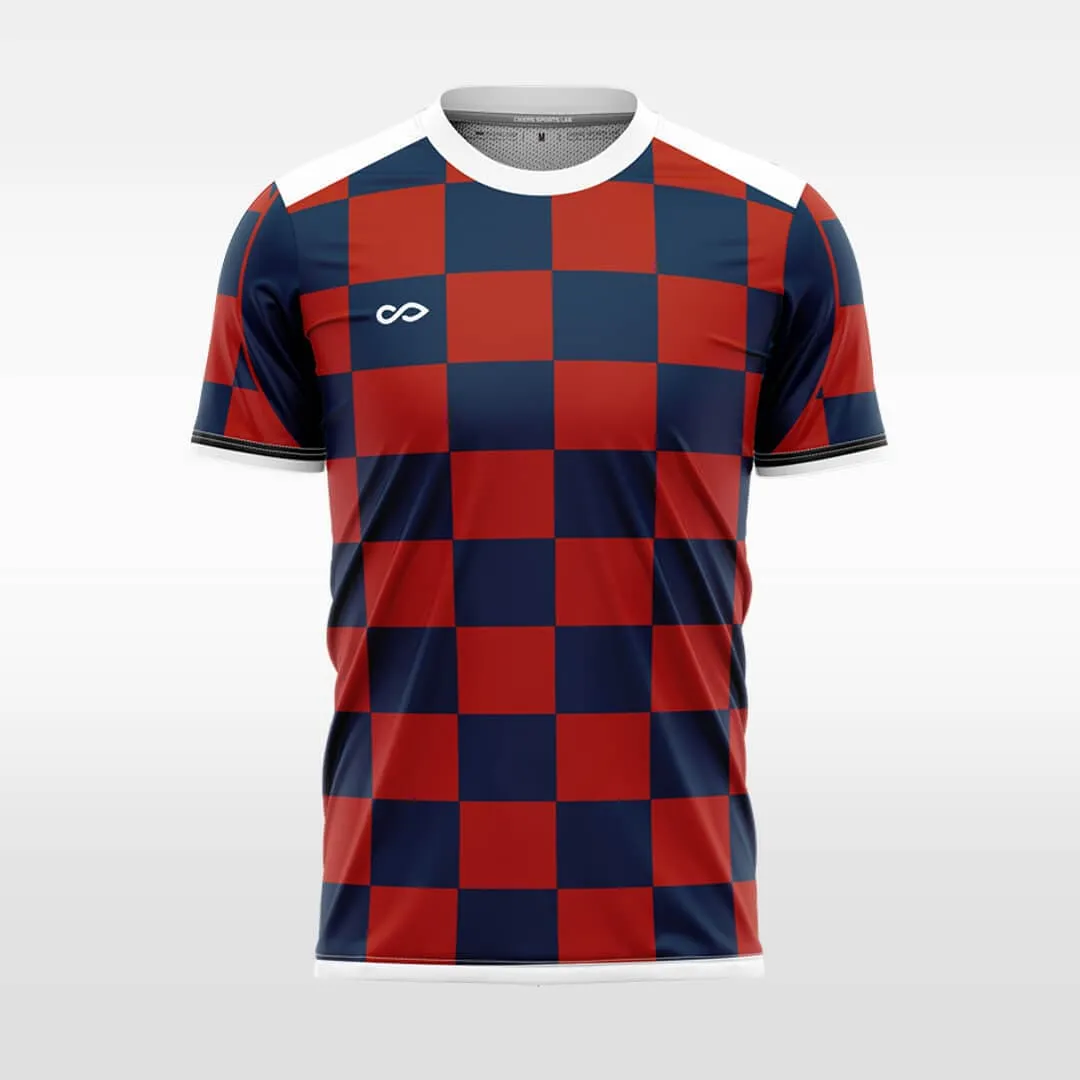 Checkerboard- Custom Soccer Jersey for Men Sublimation